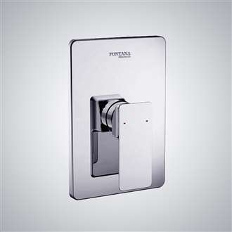 Chrome Finish Wall Mounted Shower Valve Mixer Concealed