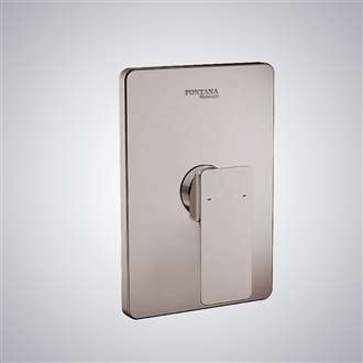 Shower Controls Revit Families Brushed Nickel Finish Wall Mounted Shower Mixer Valve