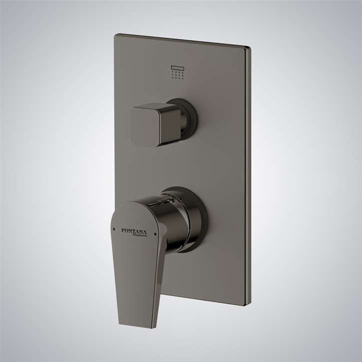Fontana Metz Gun Metal Gray Commercial Shower Mixer - Hygenic & Stylish