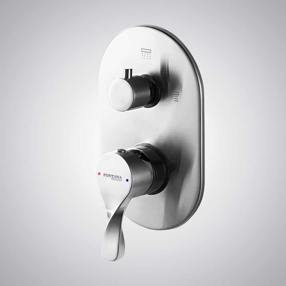 Transform Your Bathroom with Fontana Chrome Finish Wall Mounted Shower ...