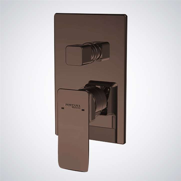 Fontana Oil Rubbed Bronze Hot and Cold  Wall Mounted 3 Way Shower Mixer