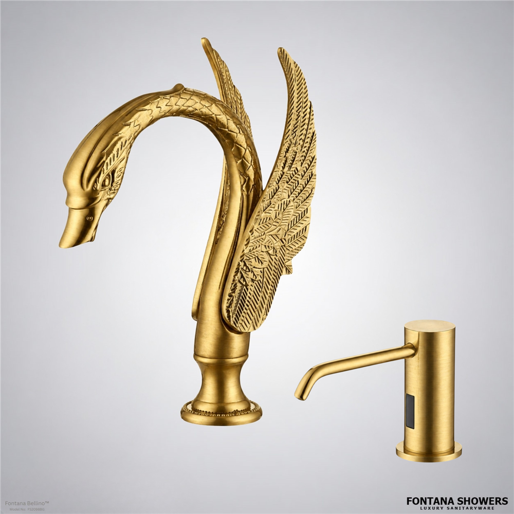 Bellino brushed gold set