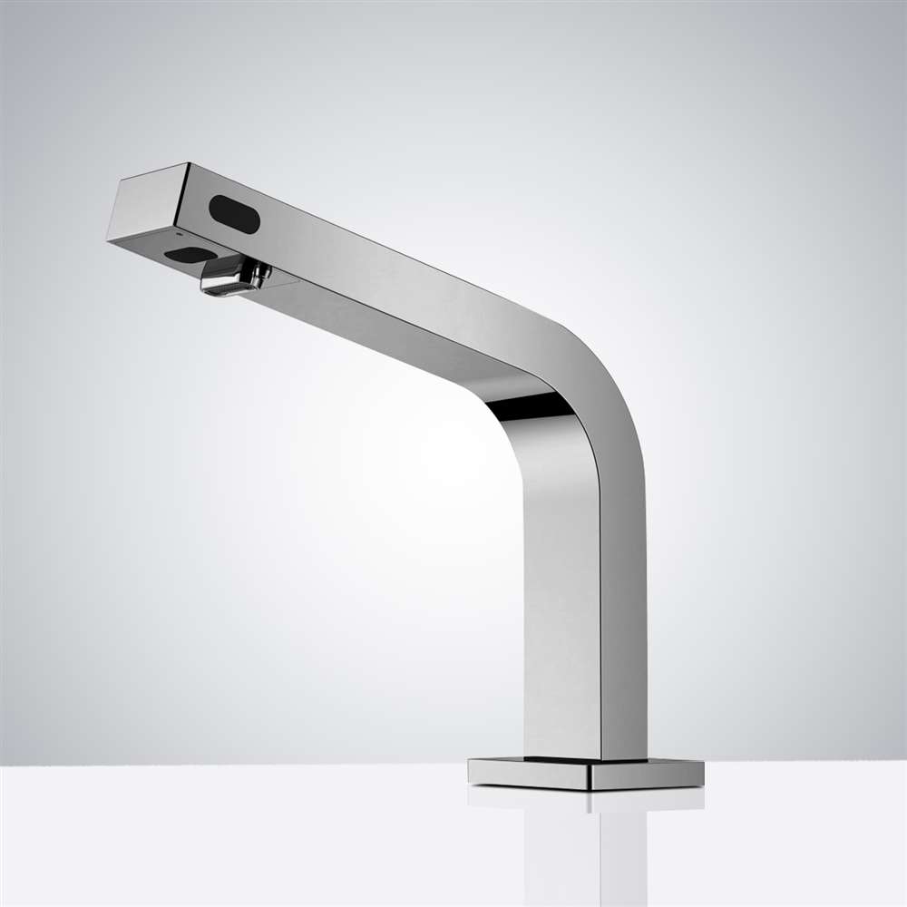Fontana Chrome Deck Mounted Touchless Sensor Faucet & Soap FS2115