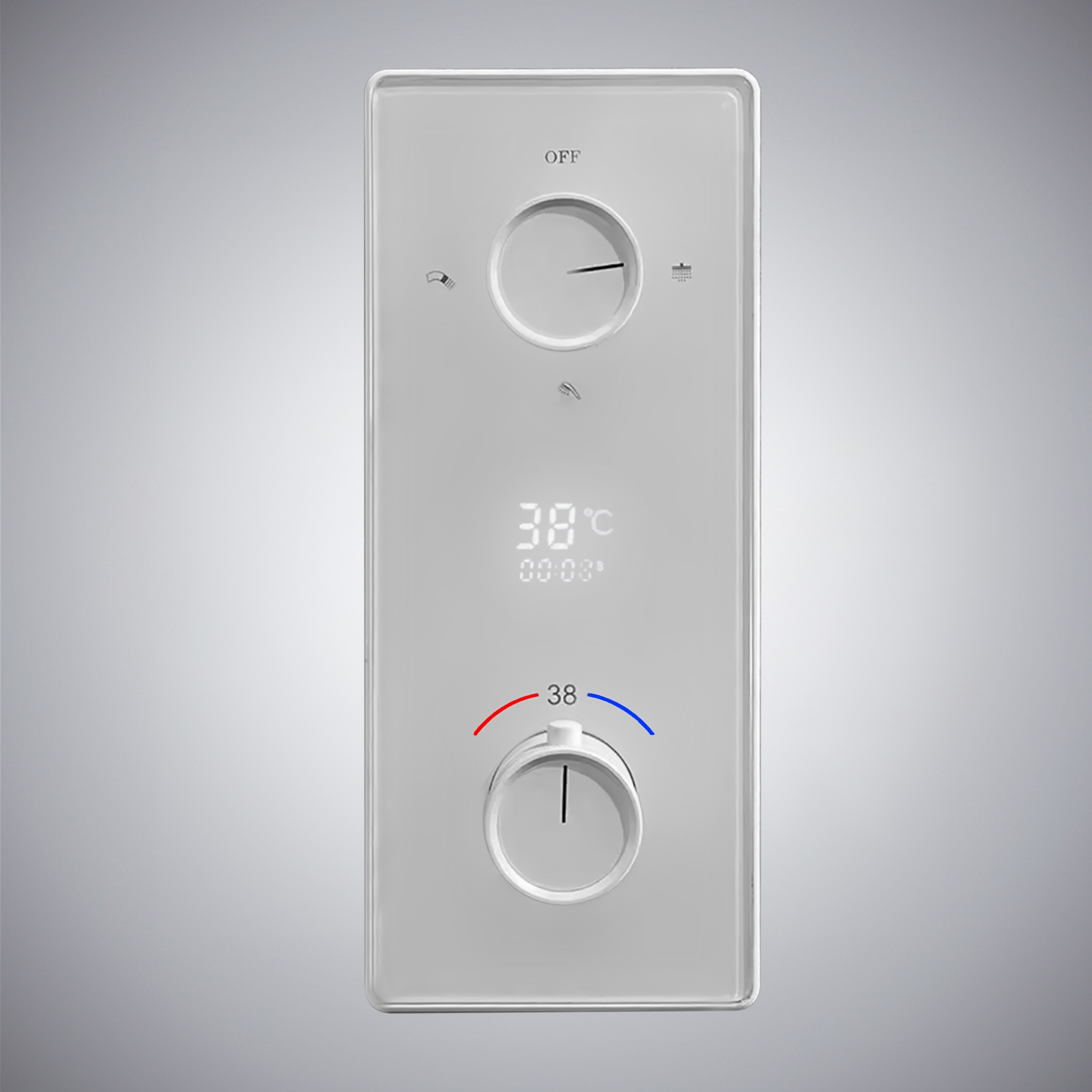 Fontana White Waterproof Thermostatic Mixing Valve