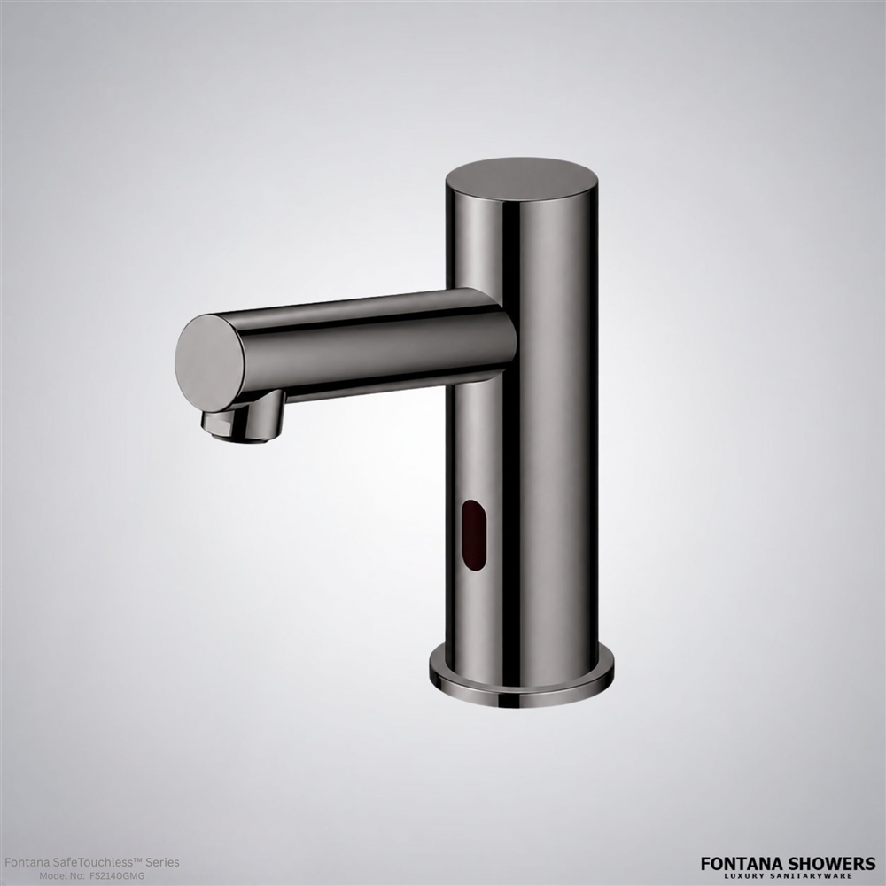 Fontana SafeTouchless Gun Metal Gray Touchless Faucet