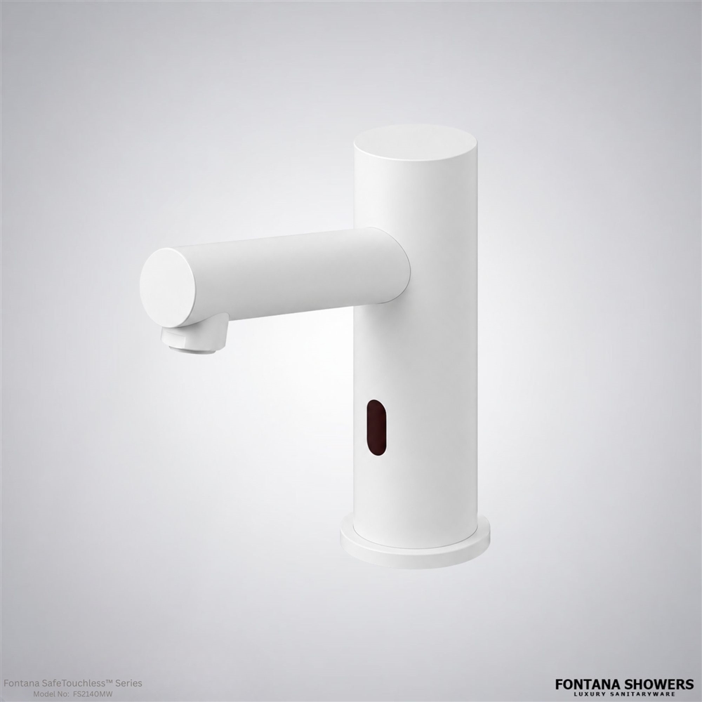Fontana SafeTouchlessâ„¢  Faucet in Matte White
