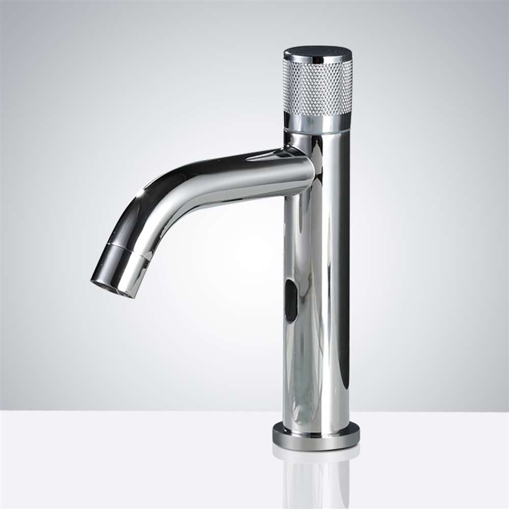 Fontana Chrome Deck Mounted Smart Motion Sensor Faucet FS2171