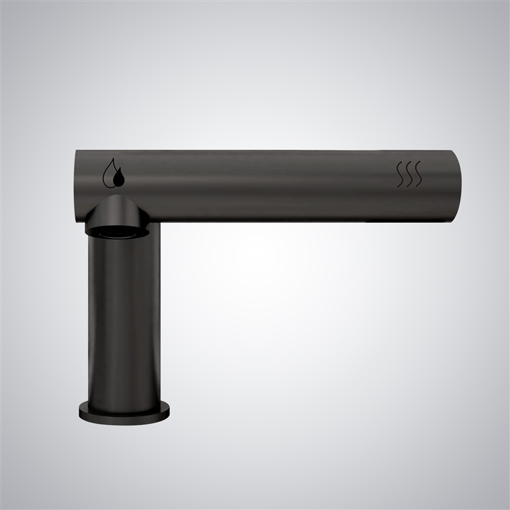Fontana 2 in1 Multi Function Touchless Sensor Faucet & Soap Dispenser With Hand Dryer in Matte Black