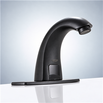 Fontana Touchless Commercial Automatic Sensor Faucet Matte Black