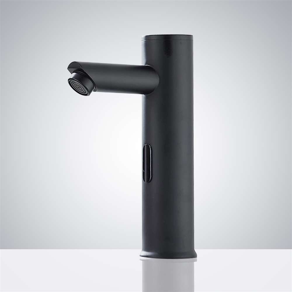Fontana Tall Matte Black Commercial Motion Sensor Faucet, product code FS2216