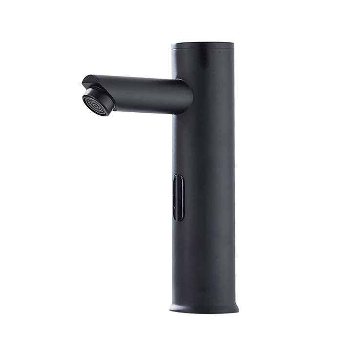 Fontana Tall Matte Black Commercial Motion Sensor Faucet