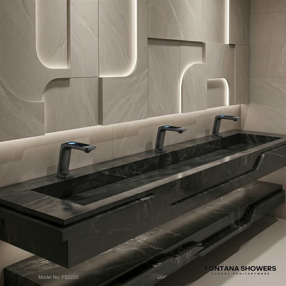Digital Screen Sensor Faucet for senior living restroom specification