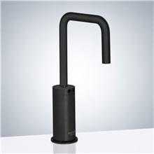 Fontana Bavaria Matte Black Inverted-U Automatic Commercial Sensor Faucet