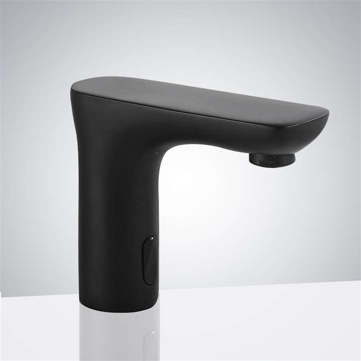 Fontana Touchless Commercial Automatic Sensor Faucet in matte black finish