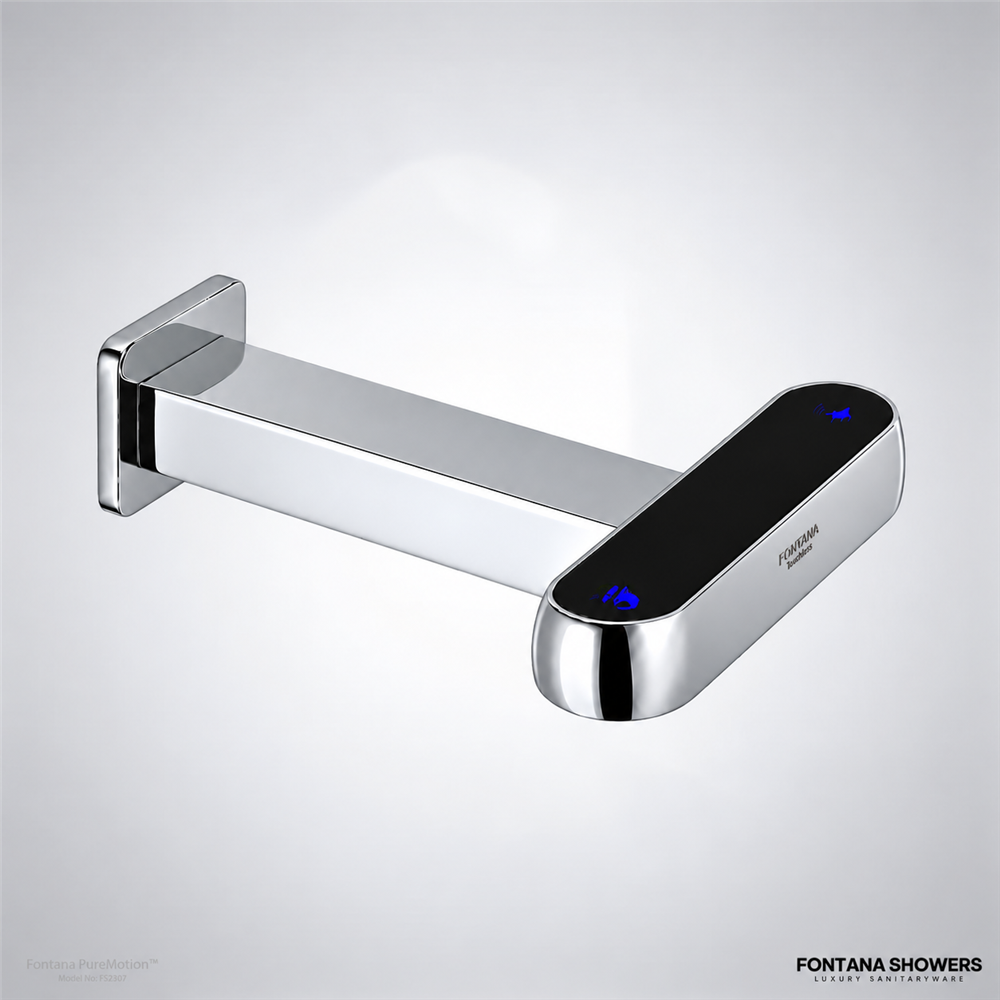 Fontana LED Display Wall Mounted Laser Touchless Sensor Faucet and  Soap Dispenser