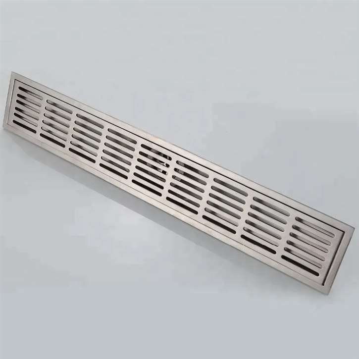 Fontana Stainless Steel Horizontal Bathroom Shower Drain