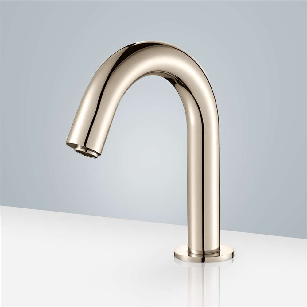 Fontana Brio Commercial Brushed Nickel Touchless Automatic Sensor Faucet