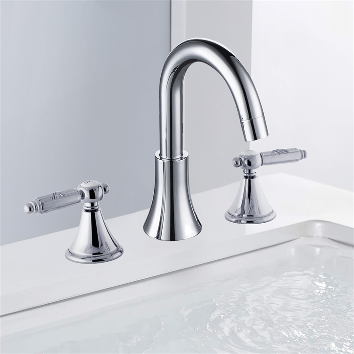 Fontana Dual Handle Deck Mount Sink Faucet