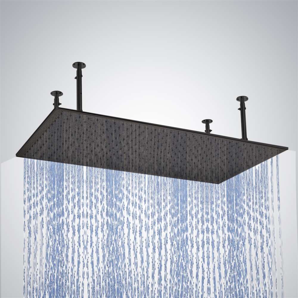 Val-de-Marne 20 x 40 Matte Black Shower Head