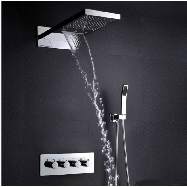 Greco 22" Wall Mounted Mult-Functional LED Shower Head