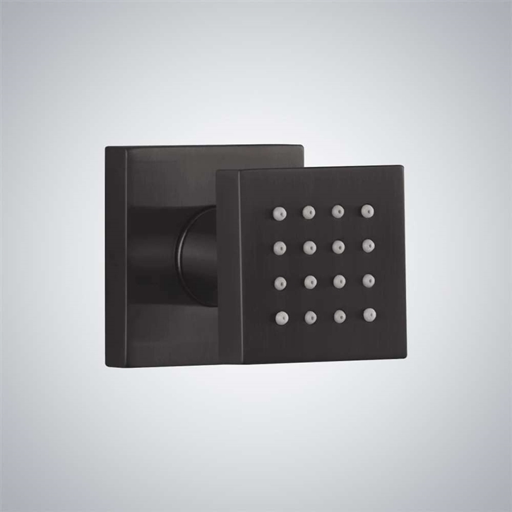 Fontana Gun Metal Grey Shower Massage Body Spray Jet