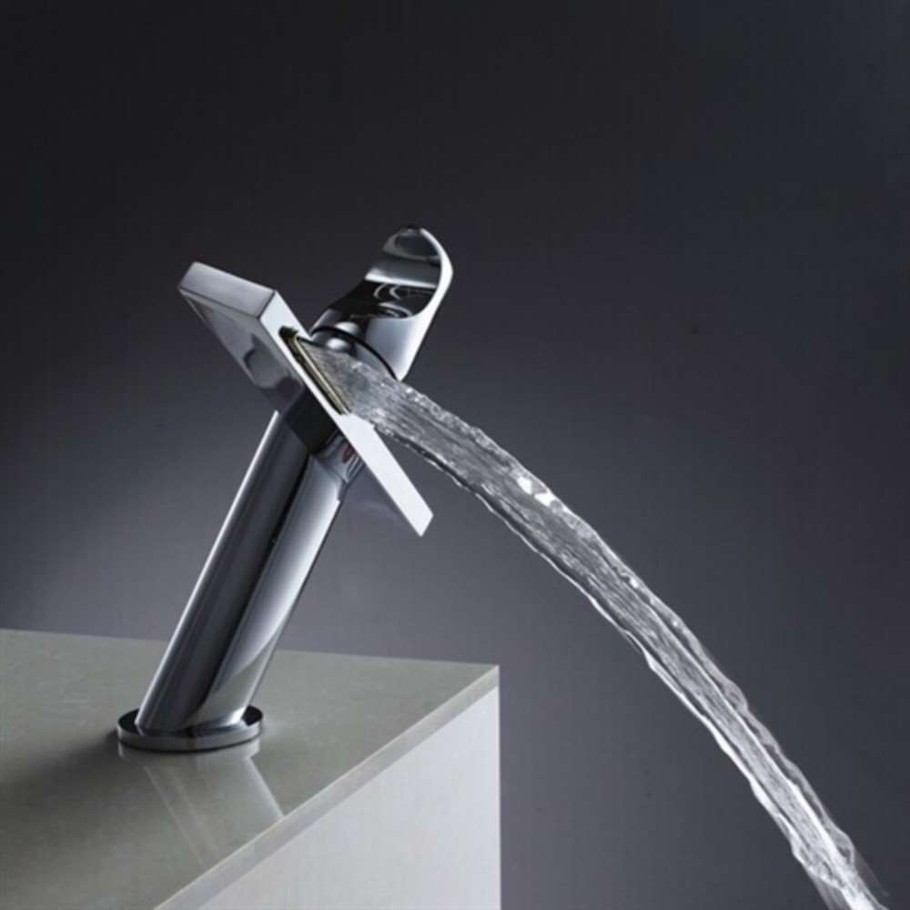 Turin Contemporary Waterfall Sink Faucet