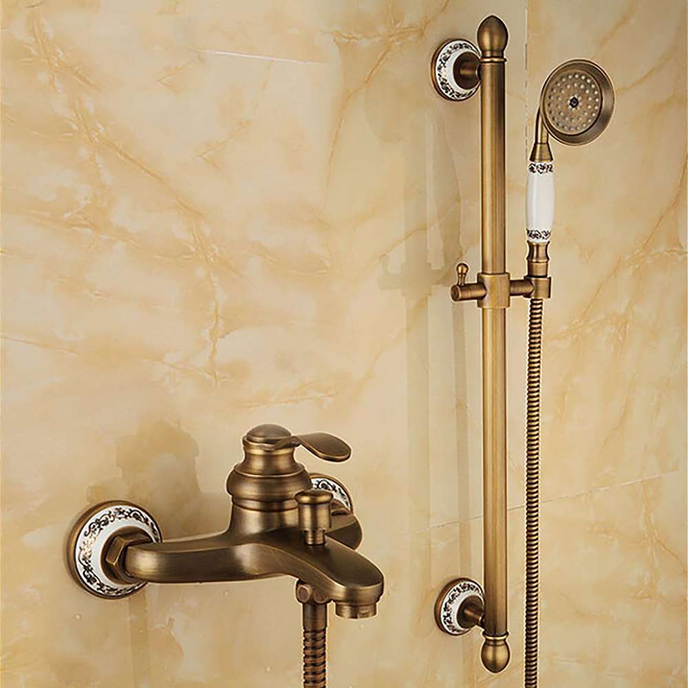Leon Luxury Brass Antique Mixer Tap Single Handle