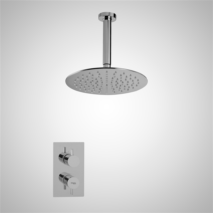 Fontana Lenox Shower Set in Brushed Nickel