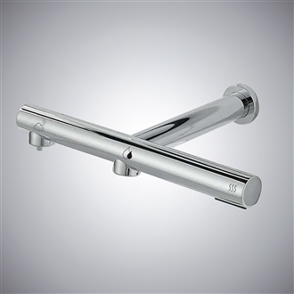 Fontana Chrome 3 In 1 Touchless Sensor Faucet With  Soap Dispenser and Hand Dryer