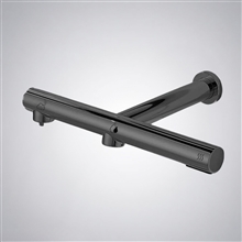 Fontana Matte Black Automatic Touchless Faucet With Soap Dispenser and Hand Dryer