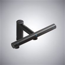 Fontana Matte Black Touchless Faucet With Automatic Soap Dispenser and Hand Dryer