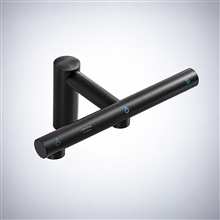 Fontana Matte Black Touchless Faucet With Automatic Soap Dispenser and Hand Dryer