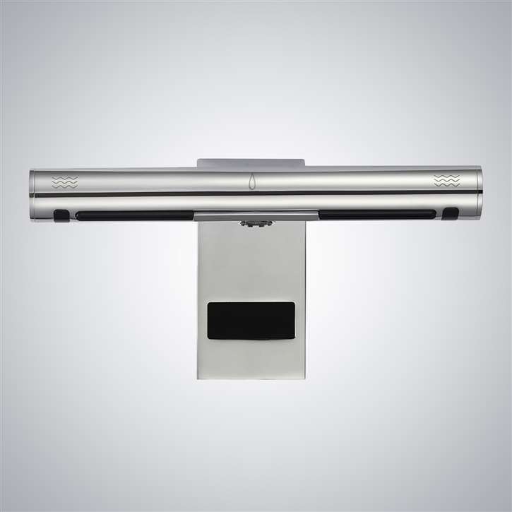 Fontana Luxurious Chrome Touchless Faucet With Soap Dispenser and Hand Dryer