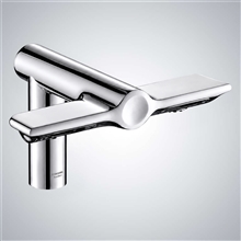 Fontana Ercolano Chrome 2-In-1 Touchless Faucet and Hand Dryer