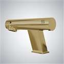 Fontana Commercial  Deck Mounted 2 In 1 Touchless Sensor Faucet With  Hand Dryer In Electroplated Brass Finish