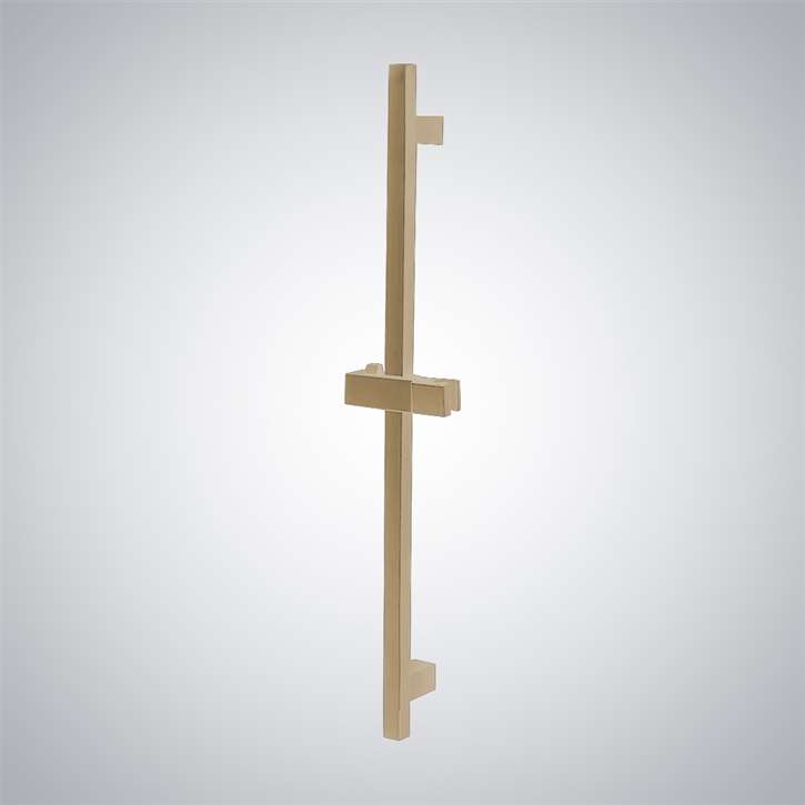 Fontana Champagne Finish Luxury Hand Shower Rail