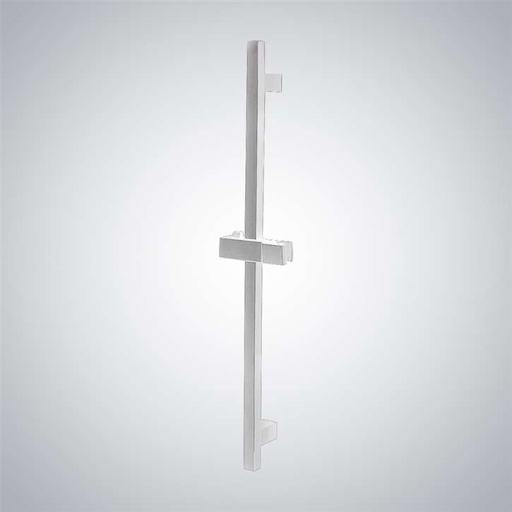 Fontana Matte White Finish Luxury Hand Shower Rail