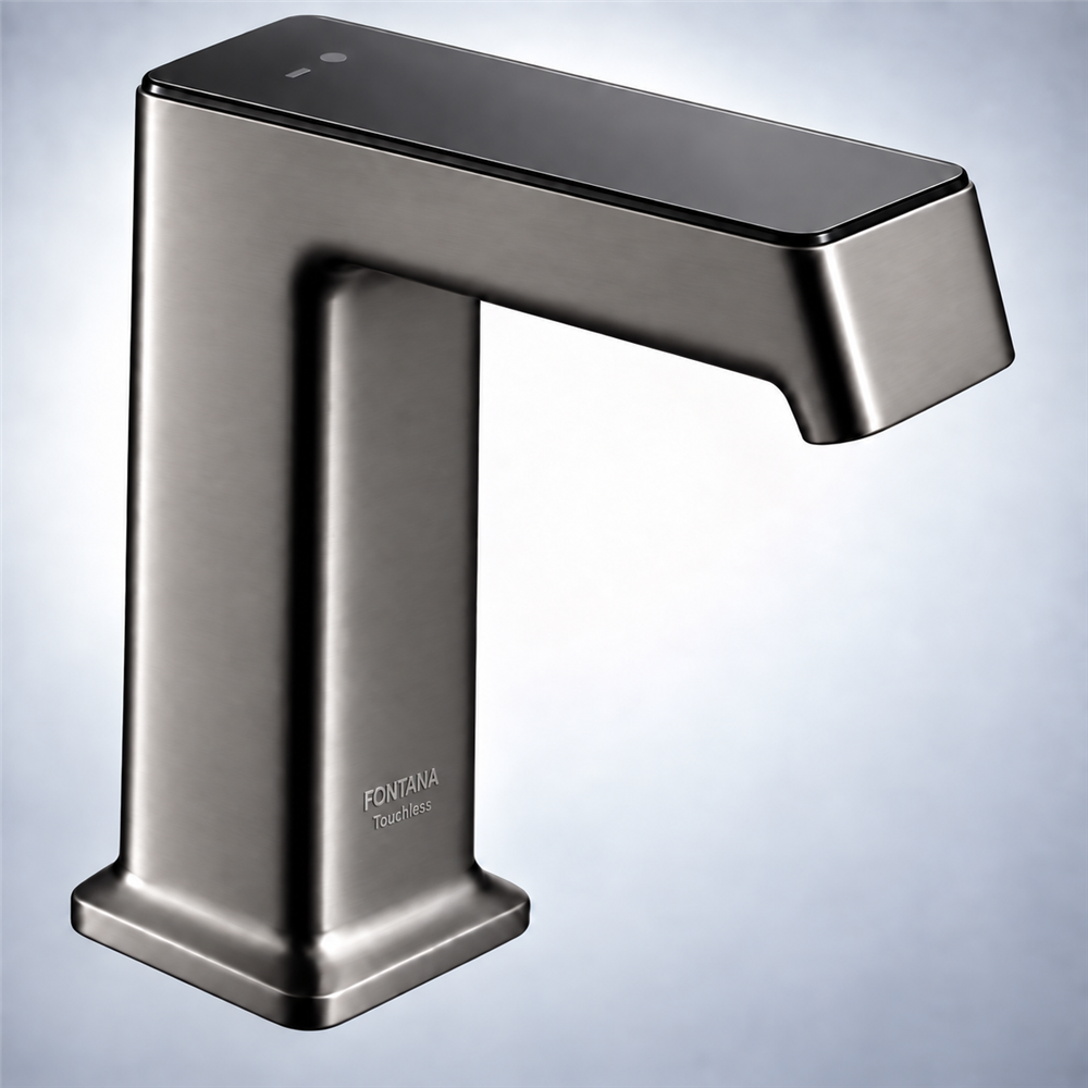 Fontana Aosta Dark Gray Digital Touchless Bathroom Faucet