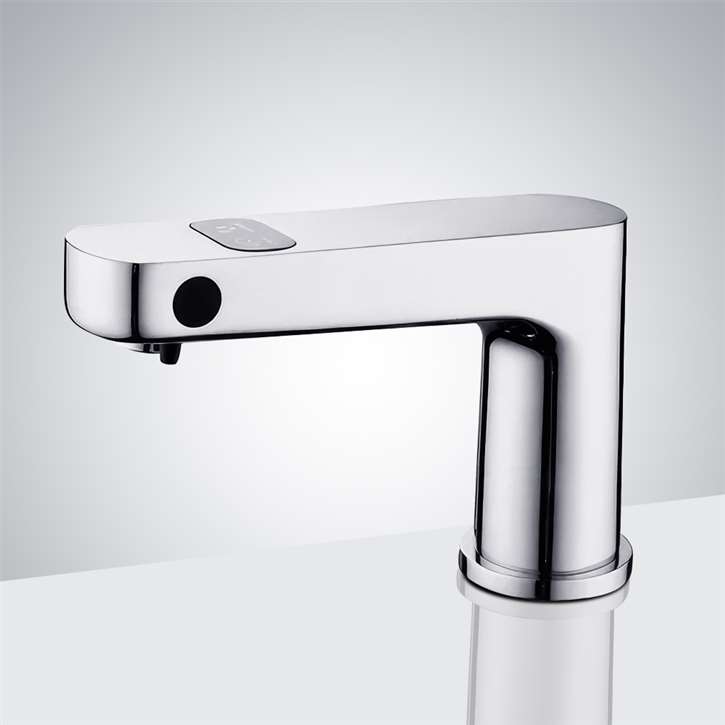Fontana Subiaco Chrome 2-In-1 Touchless Faucet and Soap Dispenser