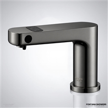Fontana Brindisi Gray Luxury 2-In-1 Automatic Faucet and Soap Dispenser