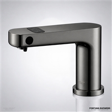 Fontana Brindisi Gray Luxury 2-In-1 Automatic Faucet and Soap Dispenser