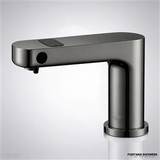 Fontana Brindisi Gray Luxury 2-In-1 Automatic Faucet and Soap Dispenser