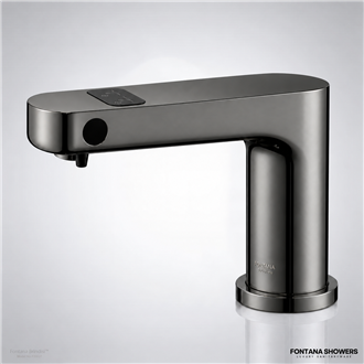 Fontana Brindisi Gray Luxury 2-In-1 Automatic Faucet and Soap Dispenser