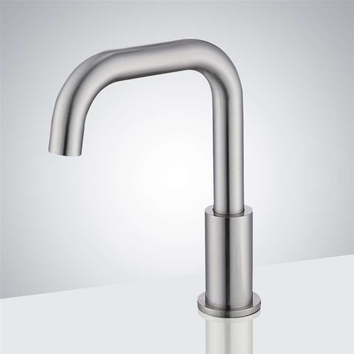 Fontana Cannes Brushed Nickel Touchless Bathroom Faucet