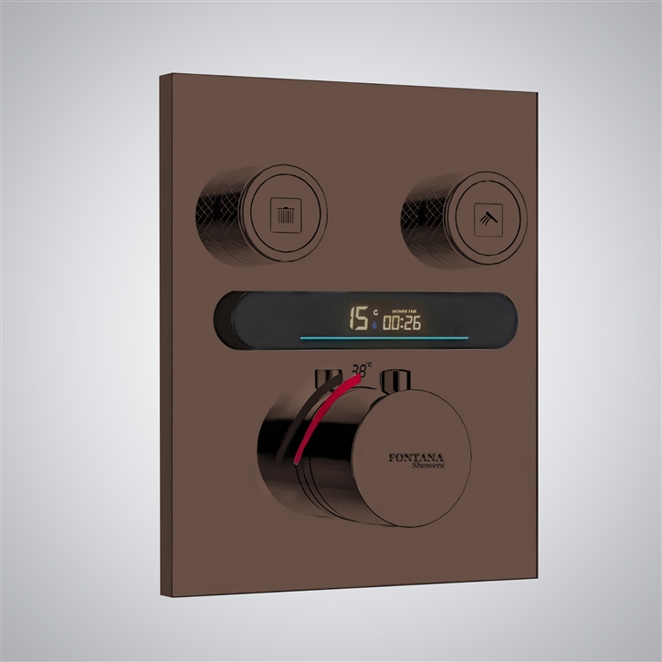 Fontana Oil Rubbed Bronze Digital Shower Mixer