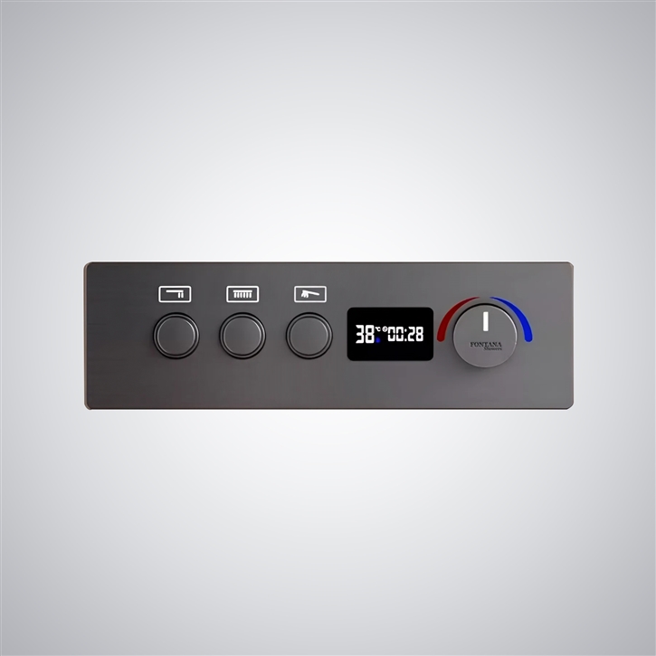 Fontana Gray Digital Shower Mixer
