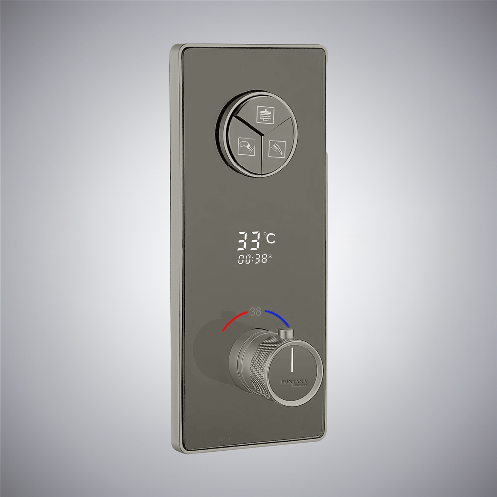 Fontana Gun Metal Gray Multifunction Shower Mixer