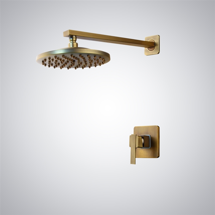 Fontana Craponne Antique  8 Inch Single Handle Round Shower System