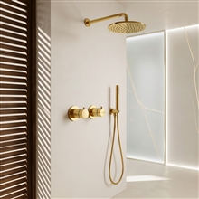 Fontana Norvioâ„¢ Shower Set in Brushed Gold