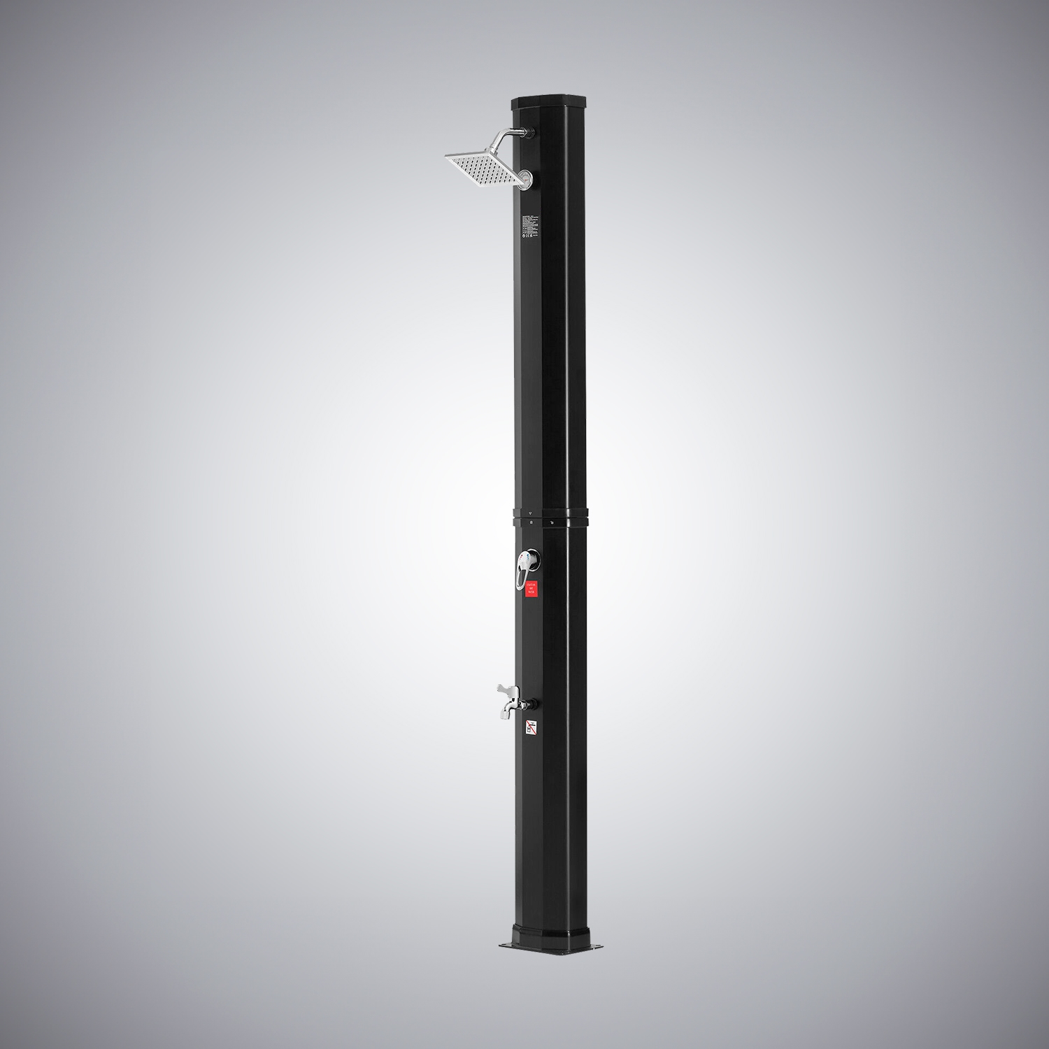 Fontana Saint Nicolas Black Floor Standing Faucet